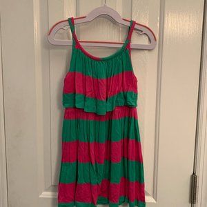 Polo Ralph Lauren Pink and Green Dress Kids Size 4